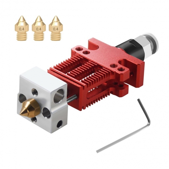 AcserGery G\u0026M Zusammengebautes Extruder-Hotend-Kit mit zusätzlichen 3 Stück 0,4-mm-Düsen, kompatibel mit Creality CR-6 SE 3