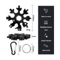 AcserGery 18 in 1 Edelstahl Multi Tool, Multi-Tool Geschenke für Männer, Gadgets Für Outdoor Adventure Tool Schlüsselbund Reise 