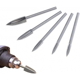 More about AcserGery 5 Stück Fräser Schnitzwerkzeuge Gravieren Rollschneider für Holzschnitzen Wolframkarbid Double Cut Rollschneider Schle