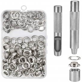 More about AcserGery Ösen-Set Ösen-Werkzeuge, 100 Sets Ösen 12 mm Metall-Ösen-Ösen-Set mit Ösen-Werkzeugen für die Reparatur von Segeltuchp