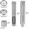 AcserGery Ösen-Set Ösen-Werkzeuge, 100 Sets Ösen 12 mm Metall-Ösen-Ösen-Set mit Ösen-Werkzeugen für die Reparatur von Segeltuchp