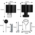 UISEBRT 7tlg Zahnriemen Motor Wechsel Nockenwellen Kurbelwelle Werkzeug Satz Pumpe-Düse Motoren für VW/Audi/Ford/Seat/Skoda