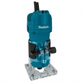 Makita Kantenfräse 530 W 6 mm Blau und Schwarz