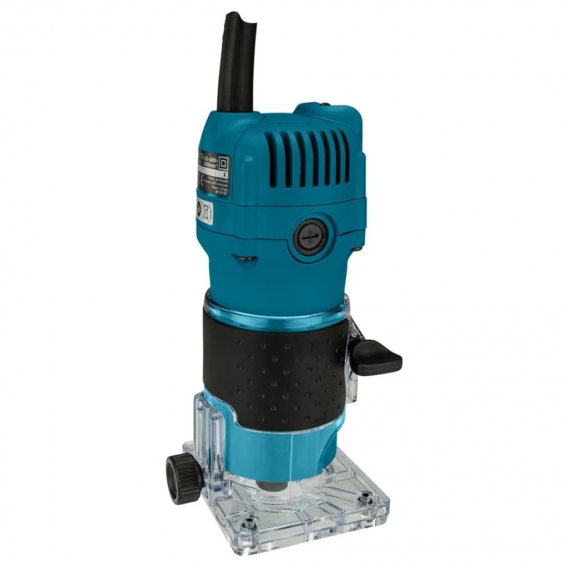 Makita Kantenfräse 530 W 6 mm Blau und Schwarz