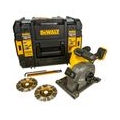 DeWALT Akku-Mauernutfräse DCG200NT 54 V inkl. 2x Diamant-Trennscheibe, Distanzscheiben, Meißel,Schnellspannmutter, TSTAK-Box VI