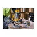 Dewalt Akku-Kombifräse DCW604NT-XJ 18 V, 2 Stück Fräsmodul, Parallelanschlag, 2 Stück Absaugadapter, Grundplatte, TSTAK-Box VI