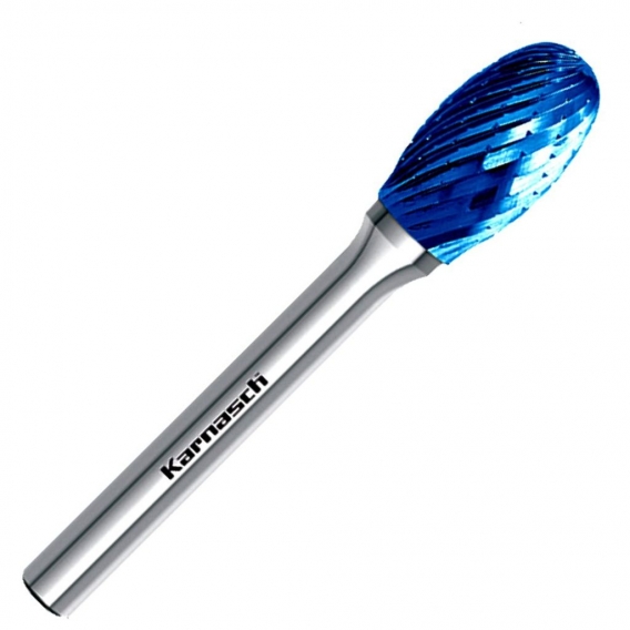 Frässtift Hartmetallfräser HM Fräser Blue-Tec beschichtet TRE HP-1  Ø＝6 / l2＝10 / d2＝3 / l1＝42mm