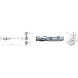 More about Elmag HSS Co8-Schaftfräser DIN 844, 72412