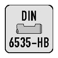 PROMAT Bohrnutenfräser DIN 6527L Typ N D.3mm Einsatz-L.10mm VHM TiAlN HB Z.2 PROMAT