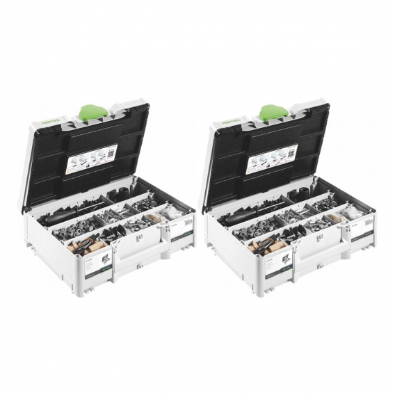 Festool KV-SYS D8 DOMINO Verbinder Sortiment 2 Stk. ( 2x 576797 ) für Dübelfräse DF 500