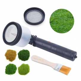 More about Statischer Grasapplikator, Beflockungsset ABS Mini Static Grass Beflockung Applikator mit 4 Beutel Graspulver