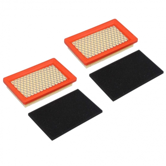 2x Trade-Shop Filter-Set (Luftfilter + Vorfilter) für Weibang WB 536 SKL AL V18, Bolens Motor OHV 400 OHV 500 OHV 600 / Rasenmäh