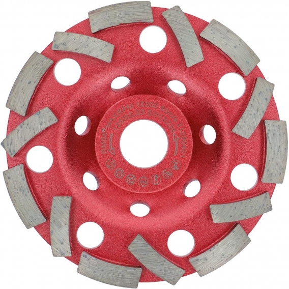 PRODIAMANT Diamantschleiftopf Extra Speed Beton 125 x 22,23 mm für universellen Einsatz