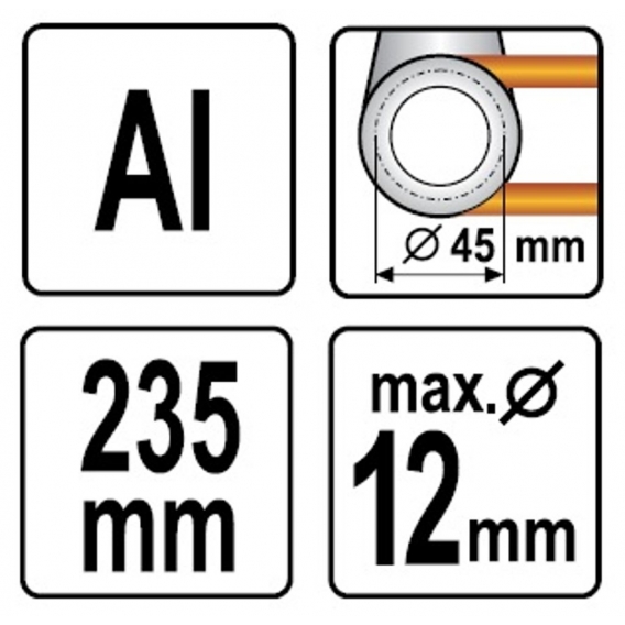 Bremsleitungsbieger Biegevorrichtung für Metallleitungen 12mm Durchmesser