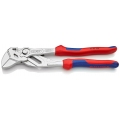 Knipex Zangenschlüssel DIN ISO 5743 Länge 250mm Spannweite 46mm vernickelt mit 2K-Hüllen - 86 05 250 SB