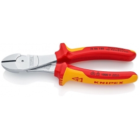 More about Knipex Kraftseitenschneider DIN ISO 5749 Länge 180mm VDE-isoliert Chrom 2K-Hüllen - 74 06 180 SB