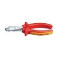 Knipex Kraftseitenschneider DIN ISO 5749 Länge 180mm VDE-isoliert Chrom 2K-Hüllen - 74 06 180 SB