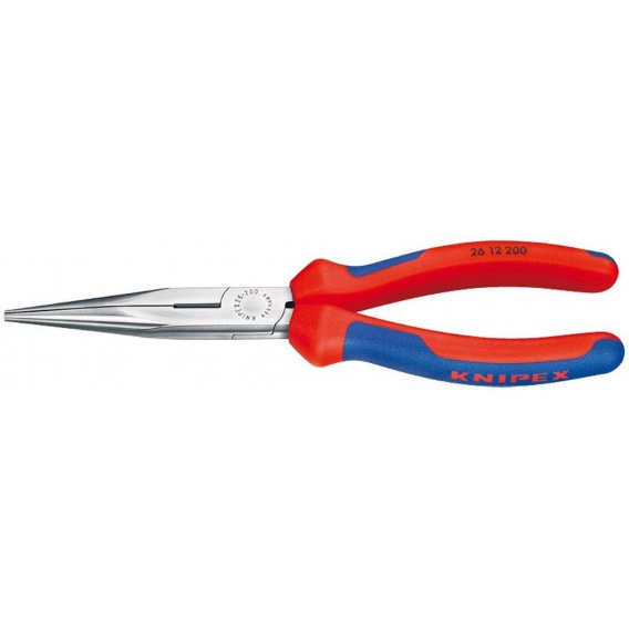 Knipex KNIPEX Flachrundzange mit Schneide 26 12 200 SB