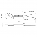 Beta Tools Crimpzange 1602 Stahl 016020001