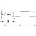 KS Tools Isoliertes Kabelmesser,210mm, 117.1295