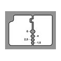 Präzisionsabisolierzange L.195mm Mehrkomponeten-Hüllen 0,14-6 (AWG 26-10) mm²