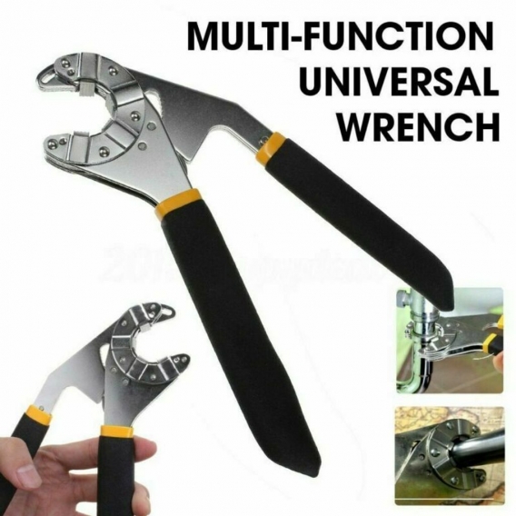 Multifunction 8"verstellbare Hexagon Wrench Grip Zangenschlüssel Universal