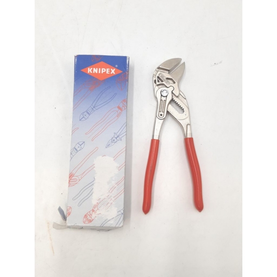 KNIPEX Zangenschlüssel Zange Schraubenschlüssel in einem Werkzeug 180 mm 86 03 (38,00)