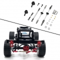 Upgrade Achsteile für MN D90 D91 MN99 1/12 RC Kletter Buggy Car Modified Farbe vorne hinten schwarz