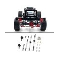 Upgrade Achsteile für MN D90 D91 MN99 1/12 RC Kletter Buggy Car Modified Farbe vorne hinten schwarz