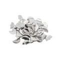 100 Stück Ribbon Crimp End Clips Farbe Silber