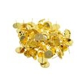 100 Stück Bolzenohrring Blank Einstellungen Farbe Goldene 12mm