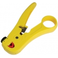 LogiLink Abisolierzange mit Kabelschneider aus ABS gelb