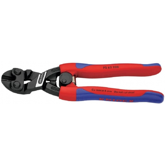 Knipex Kraft-Bündigschneider Bolzenschneider schwarz 200 mm - 72 62 200