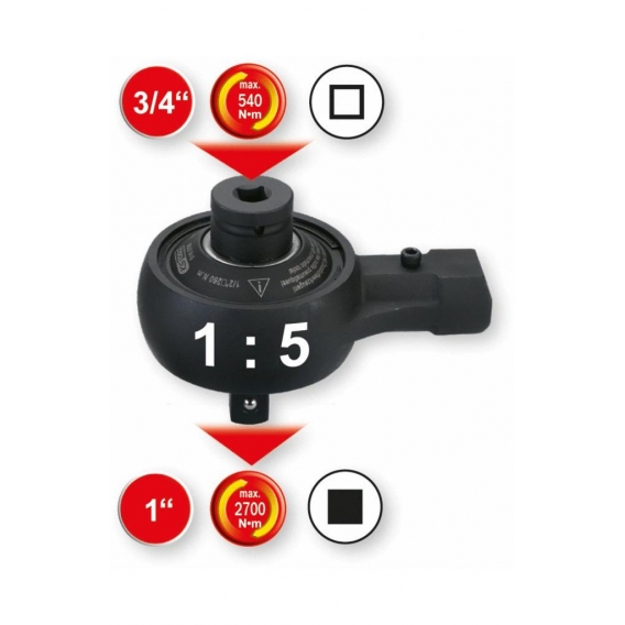 KS TOOLS 3/4" Universal Drehmoment-Vervielfältiger, 2700Nm