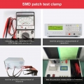 AcserGery 2 stücke SMD LCR Chip Test Clip Kapazität Induktivität Widerstand Test Clamp Meter Sonde Lead Multimeter Pinzette