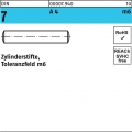 Zylinderstift DIN 7 8 m6 x 50 A 4 DIN 7