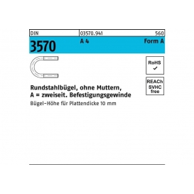 More about Rundstahlbügel DIN 3570 o.Mutter A 282 / NW 250 A 4