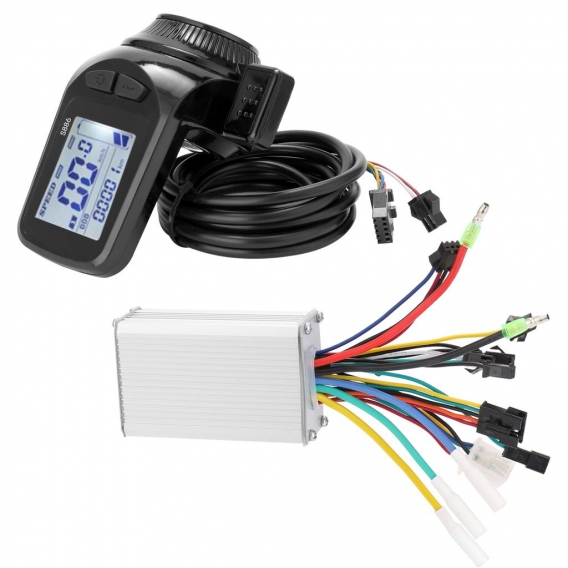 24 V-48 V  350 W Motor Brushless Controller LCD-Display Daumengas Elektrische Fahrraeder Roller Brushless Controller Kit S886