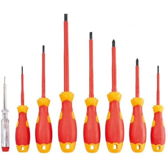 Parkside Schraubendrehersatz VDE, 8-teilig