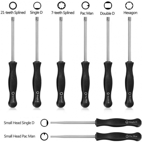 8 Verschiedene Vergaser Schraubendreher, Vergaser Einstellwerkzeug Set Vergasereinstellung für 2 Cycle Engine