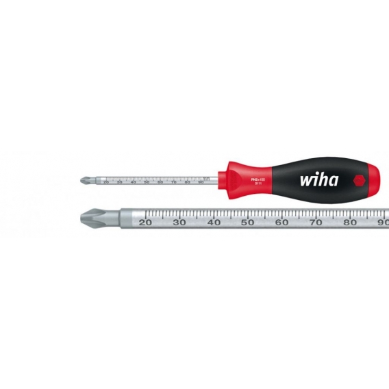 Wiha SoftFinish® Phillips-Schraubendreher PH2 x 100mm 31112100 35398