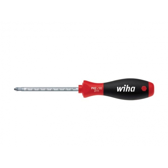 Wiha SoftFinish® Phillips-Schraubendreher PH2 x 100mm 31112100 35398