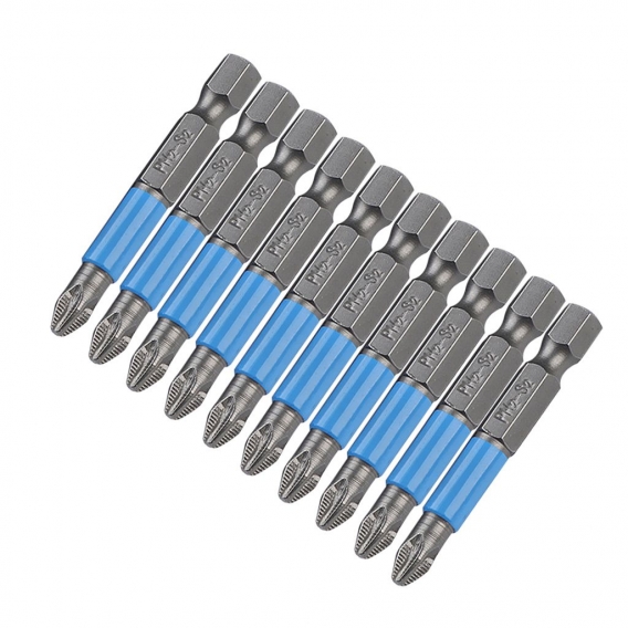 10 Stücke Professionelle Magnetische Kreuzschlitzschraubendreher Bits Spitze Set 1/4 \'\' Hex Hohe Qualität