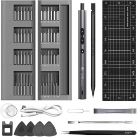 More about AcserGery Mini-Präzisions-Elektro-Schraubendreher, 62-in-1-Präzisions-Schraubendreher-Kit, USB-Aufladung und LED-Licht, Mini-Prä