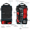 Pyzl 135 in 1 Präzisions-Schraubendreher-Set, Mini-Schraubendreher-Set mit tragbarem Koffer, DIY-Reparatur-Tool-Kit, Handarbeits