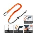 Pyzl Sharp Tool Lanyard, 3-teiliges einziehbares Sicherheitswerkzeug-Lanyard mit Einzelkarabiner und verstellbarem Schlaufenende