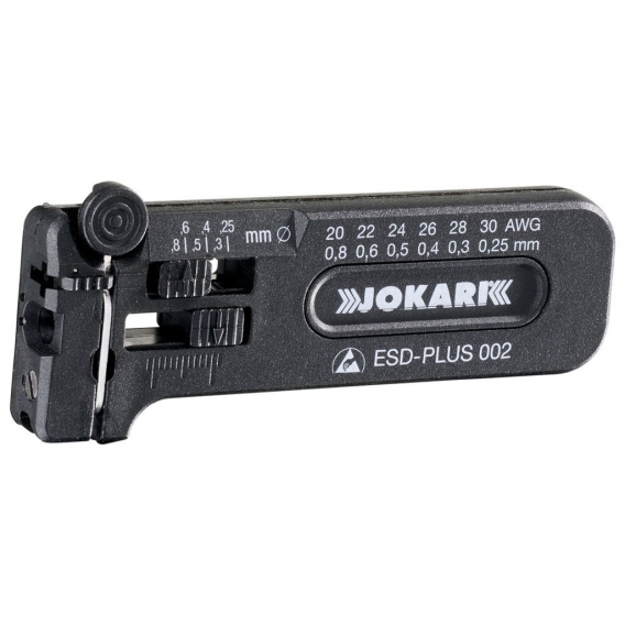 Jokari Mikro-Präzisionsabisolierer, ESD, 0,25-0,80 mm/AWG 30-20 40028