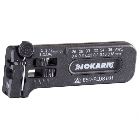 Jokari Mikro-Präzisionsabisolierer, ESD, 0,12-0,40 mm/AWG 36-26 40027