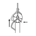 Abisoliermesser Gesamt-L.170mm m.Hakenklinge PROMAT