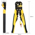 AcserGery Automatische Abisolierzange, Crimpzange, Abisolierzange mit Präzisionseinstellung AWG 24-10 (0,2  6,0 mm²) Kabel, Auto